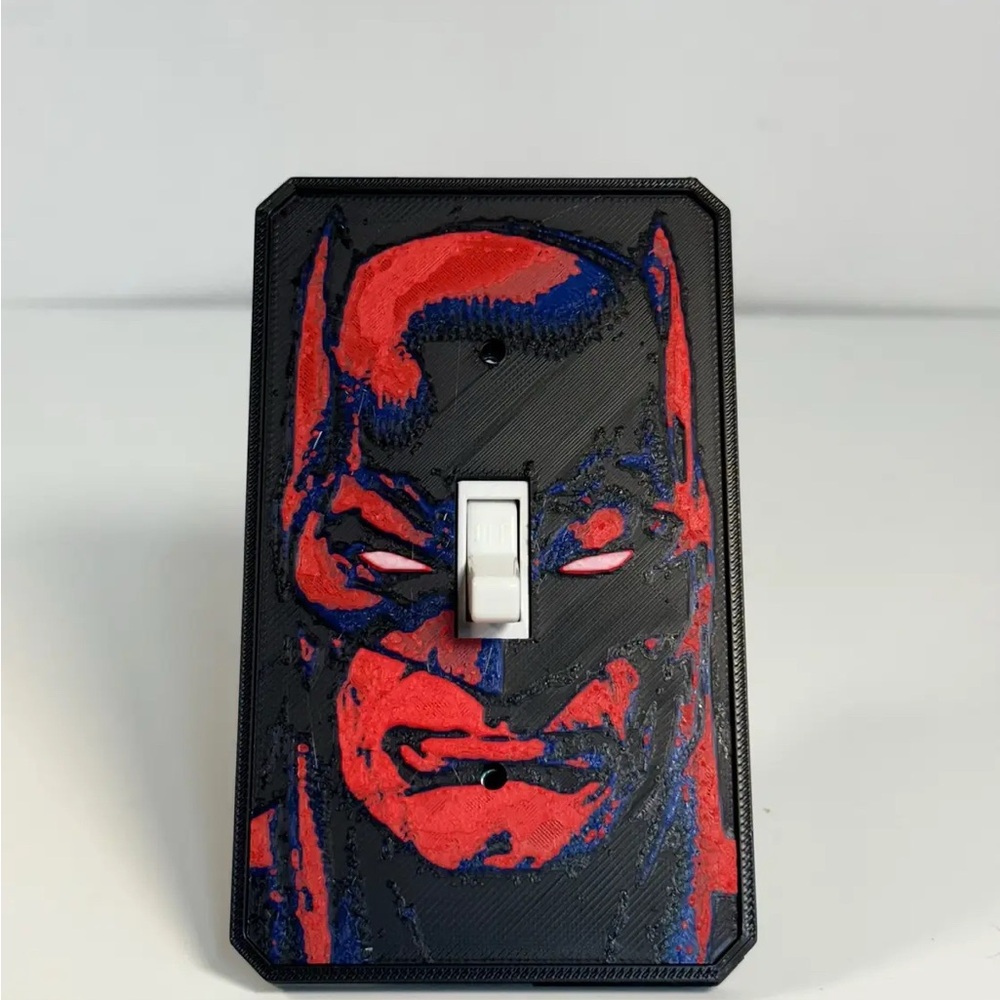 Batman light switch cover